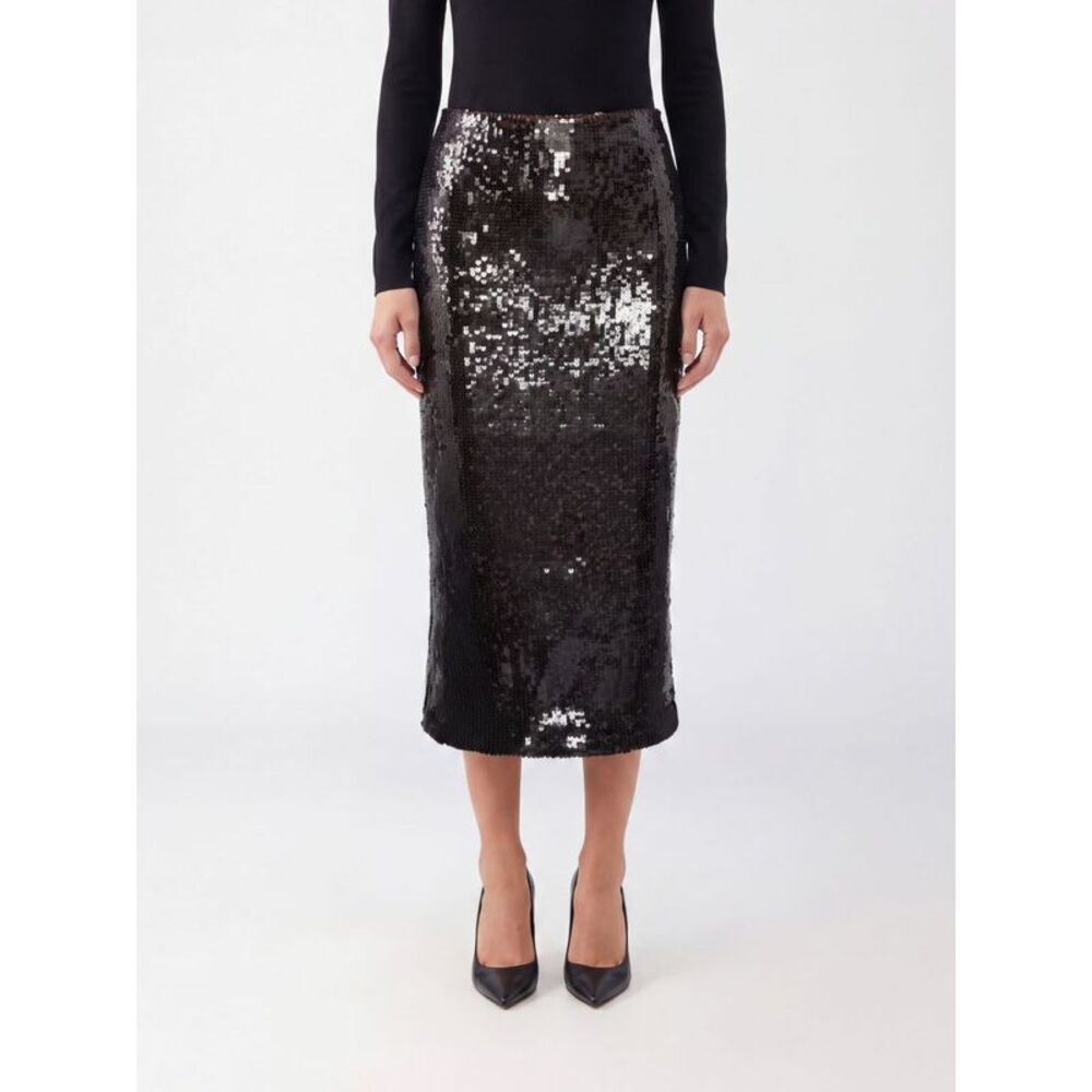 Rotate Women Rotate Recycled Polyester Sequin Pencil Midi Skirt With Slit